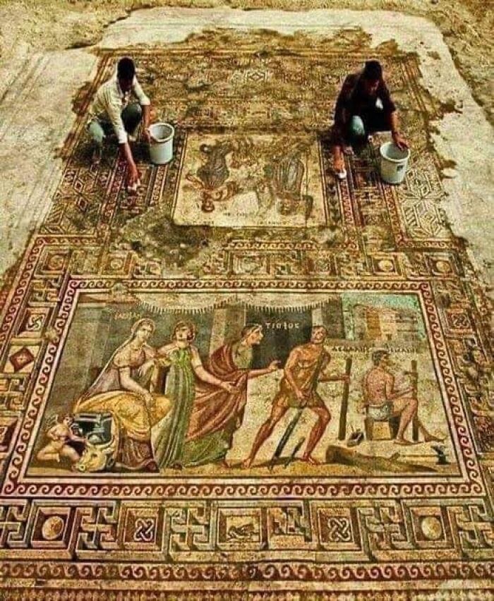 Archaeologists Led By Professor Kutalmış Görkay, Of University Of Ankara In Türkiye, Has Unearthed Three Ancient Greek Mosaics (2nd Century BC)