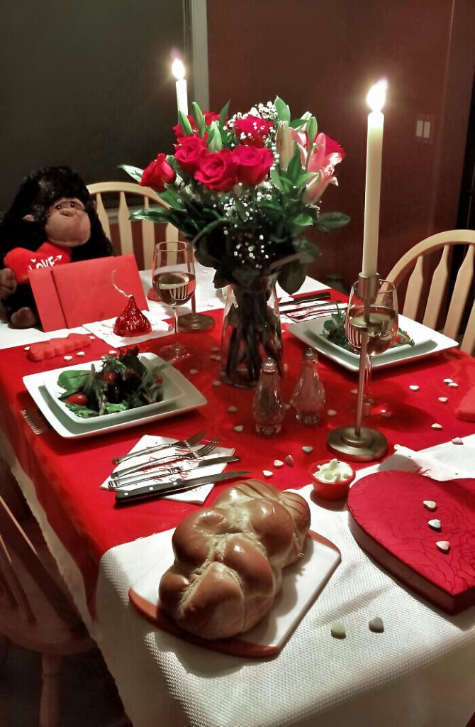 No Reservations. Surprised My Girlfriend With Fine Dining At Home On Valentine's Day