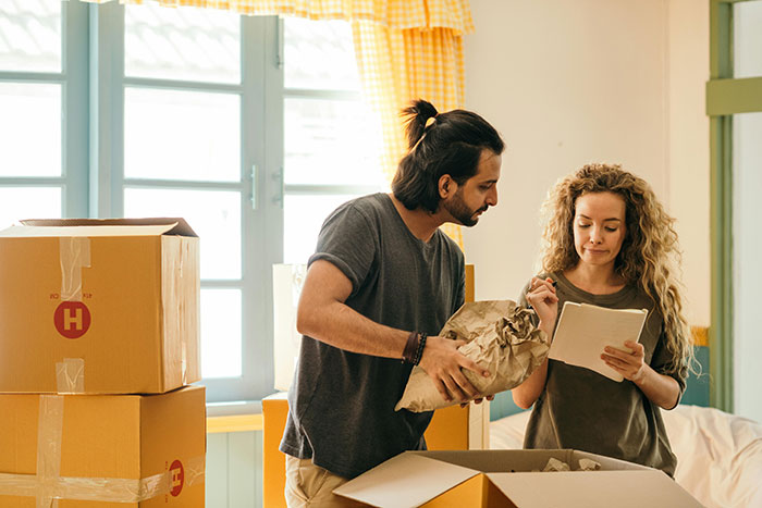 A couple in Brisbane was doing a rental inspection at a place they were planning to rent when they came across a warning from previous tenants that said to run away as fast as they could 